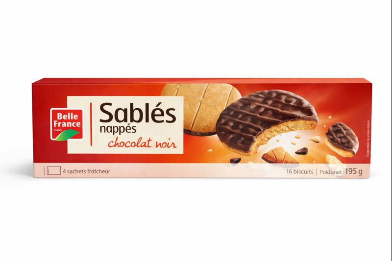Biscuit Sablés Napés Chocolat Noir Belle France