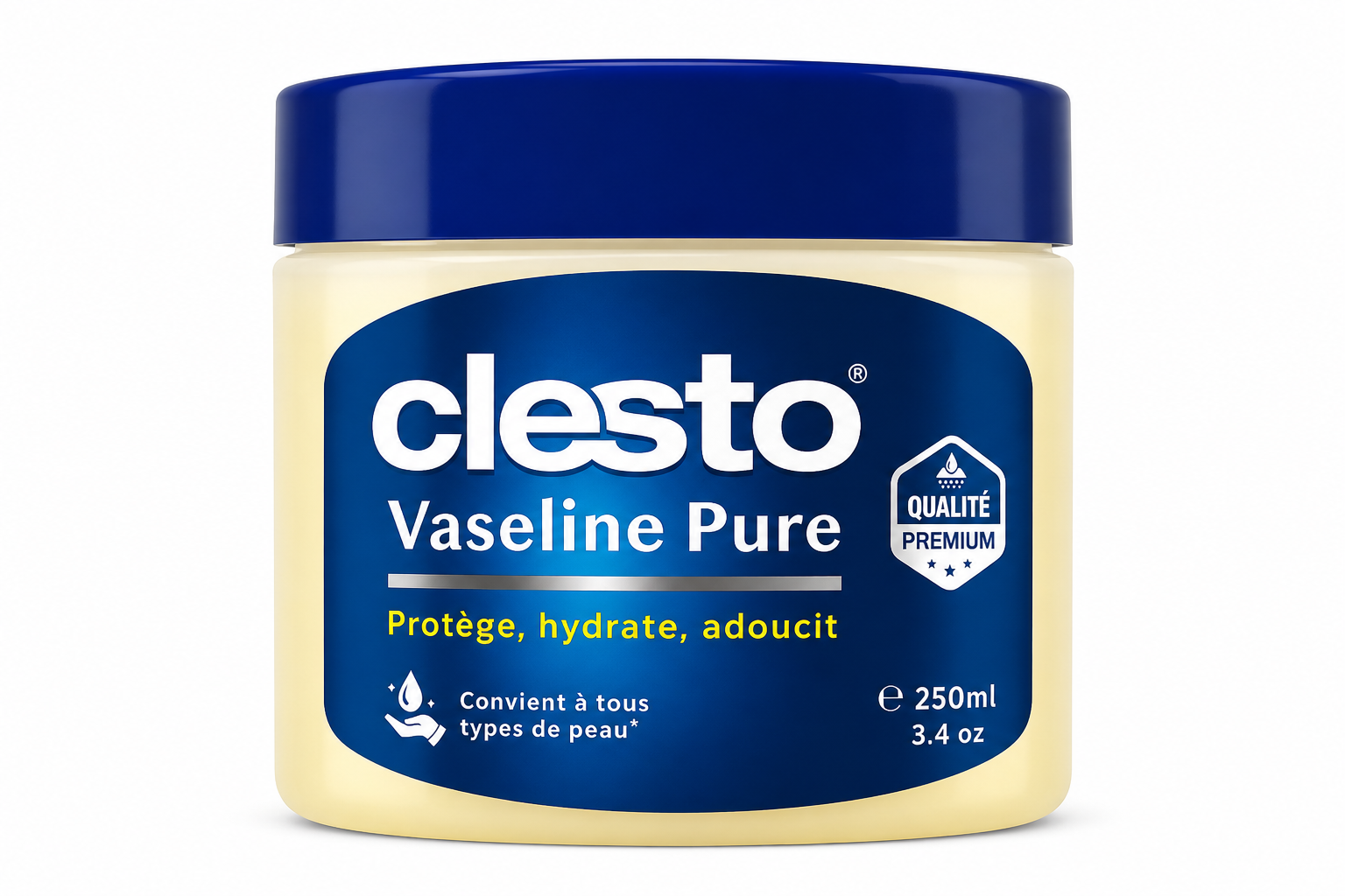 Lait de Corps Clesto-Vaseline Pure 250ML