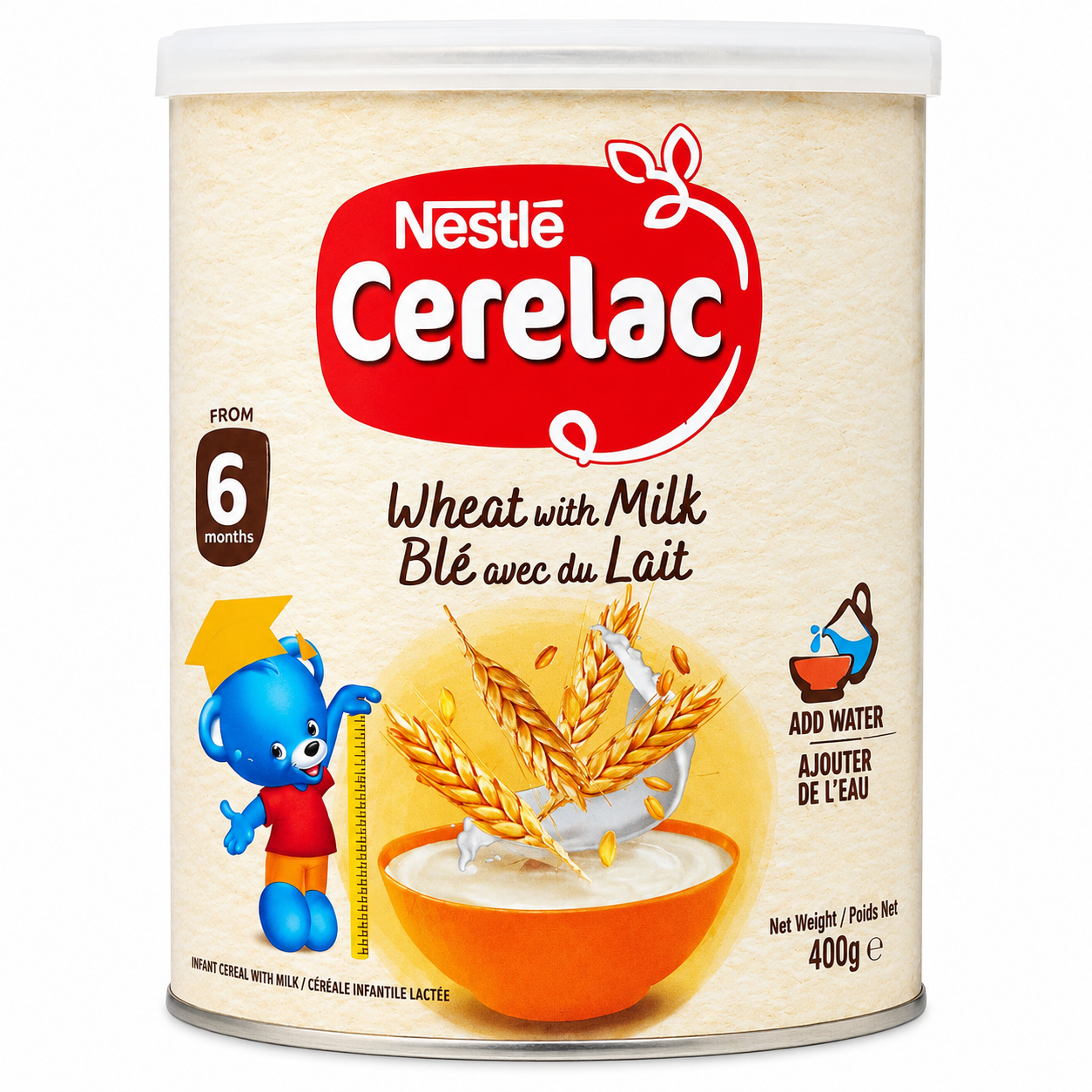 Cerelac Blé et Lait Pot 400G