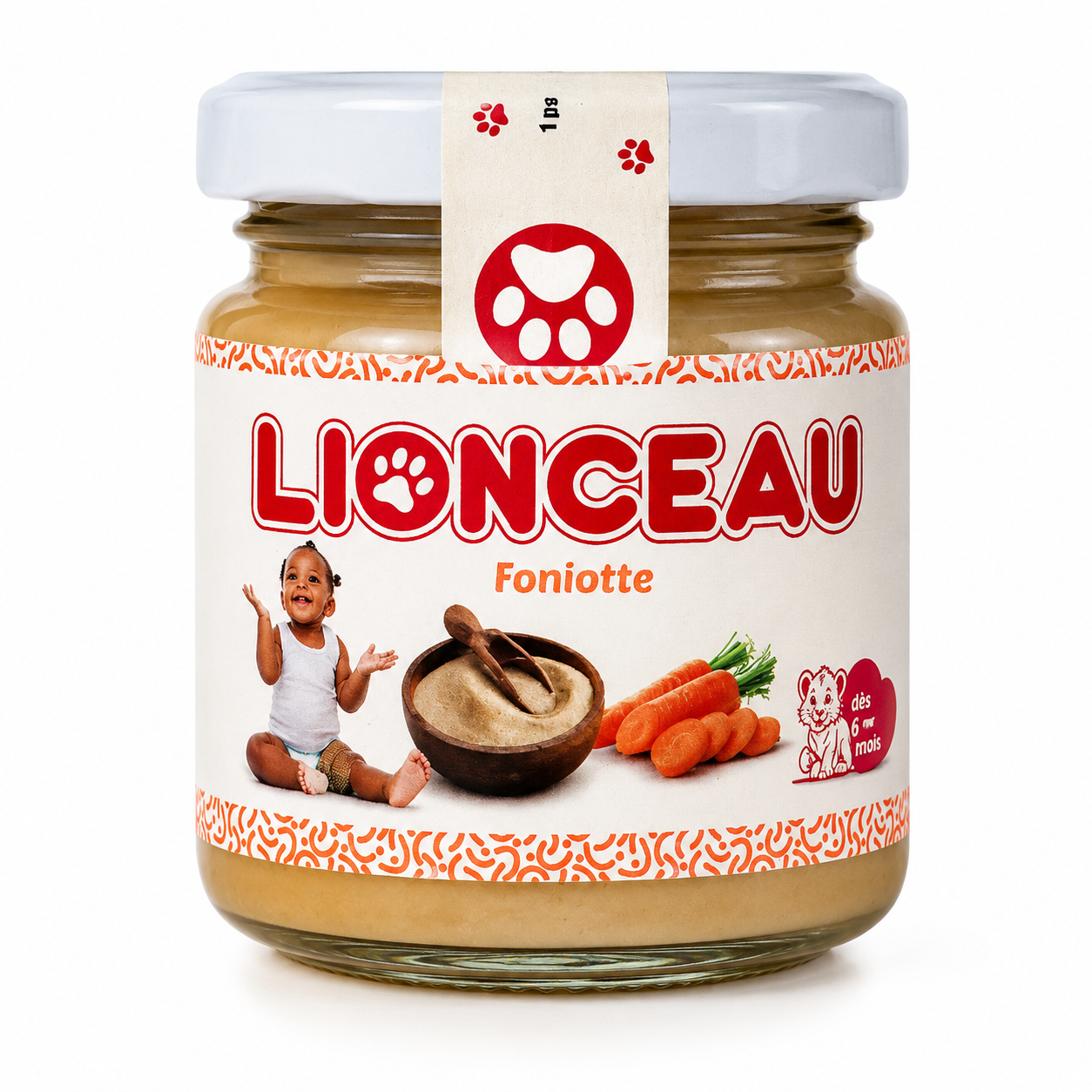 Compote Lionceau Foniotte Pot 185g