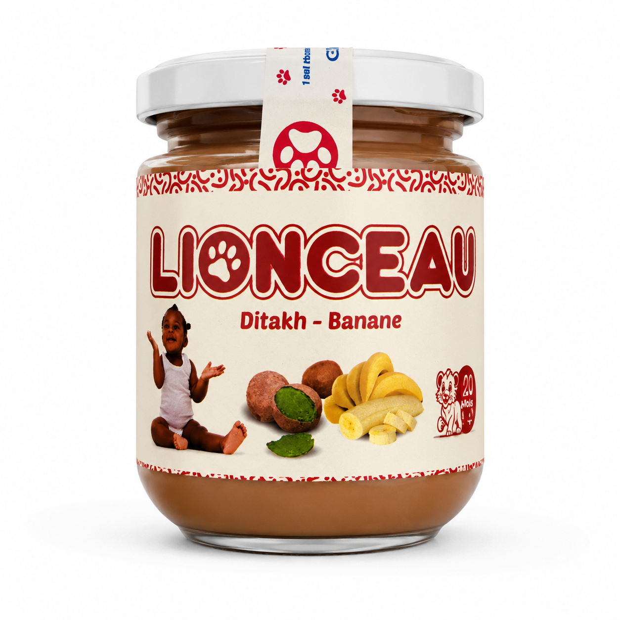 Compote Lionceau Patate Ditakh-Banane Pot 90g