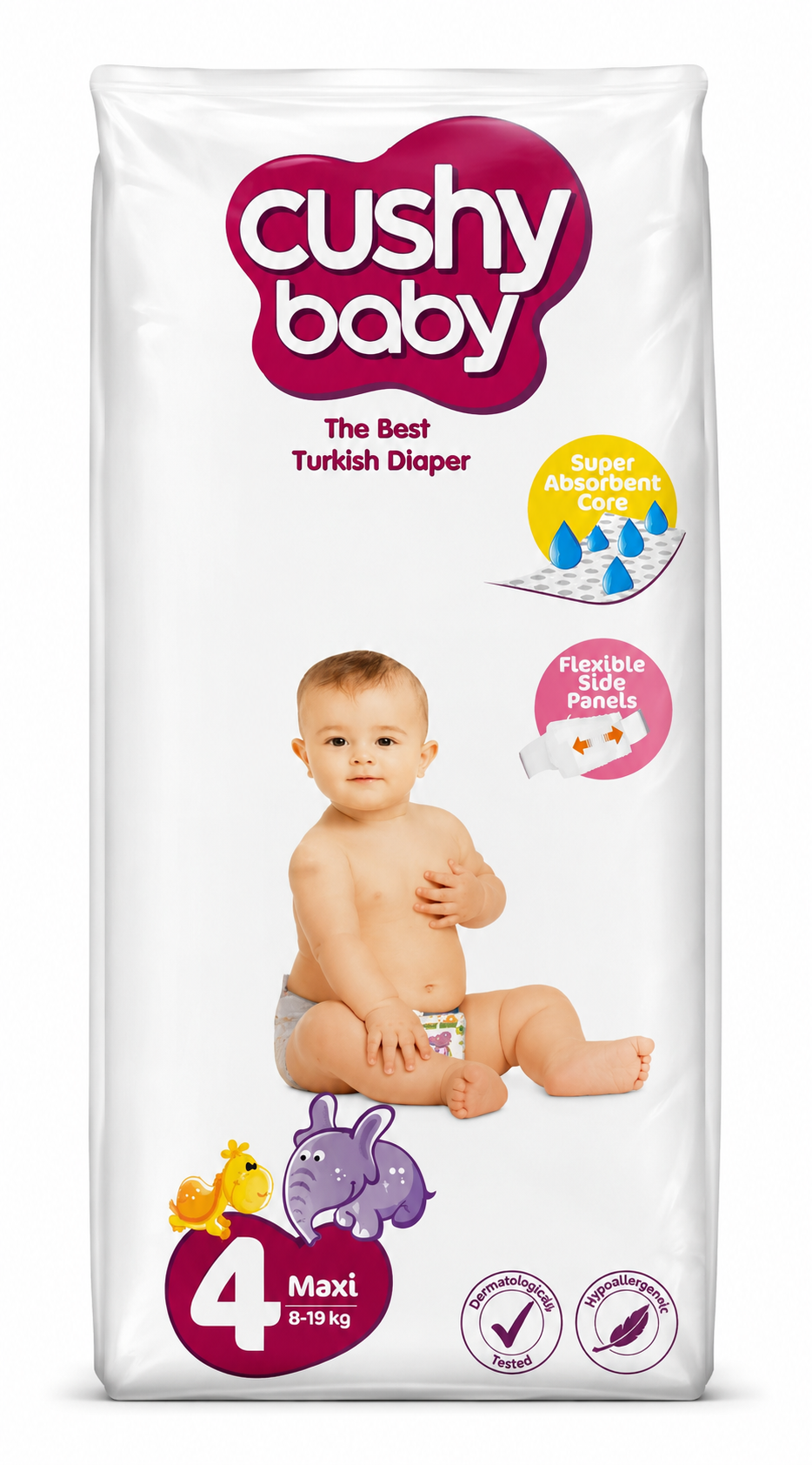 Couche Cushy Baby Taille 4 - 22 Piéces