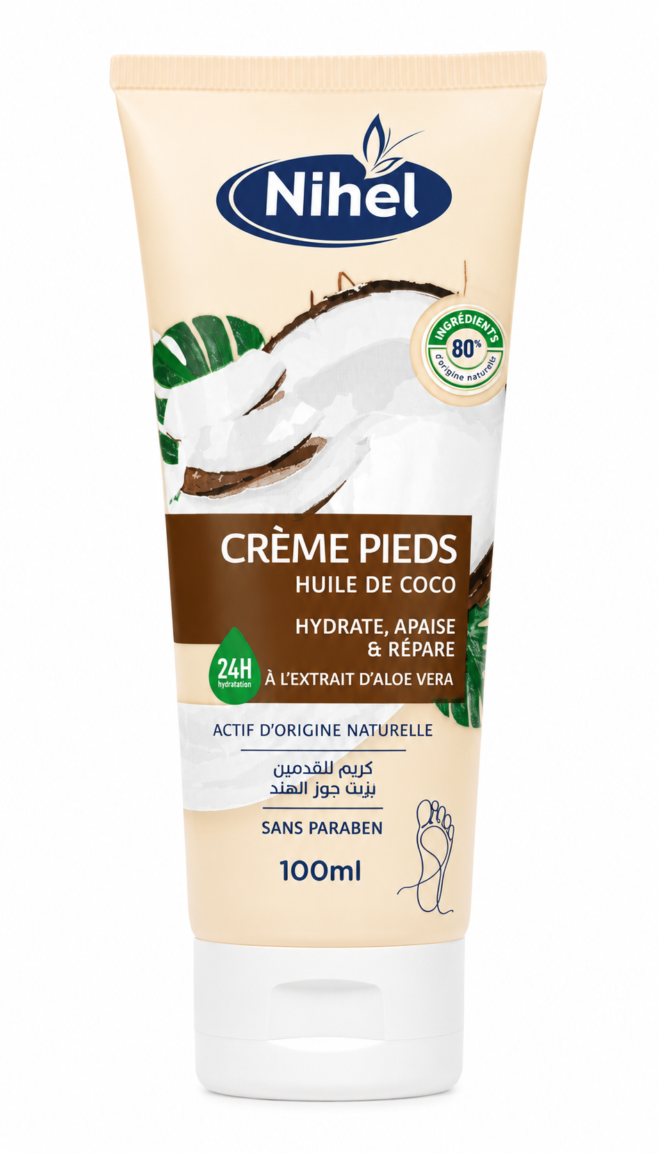 Crème Pied à l'Huile de Coco 100ML