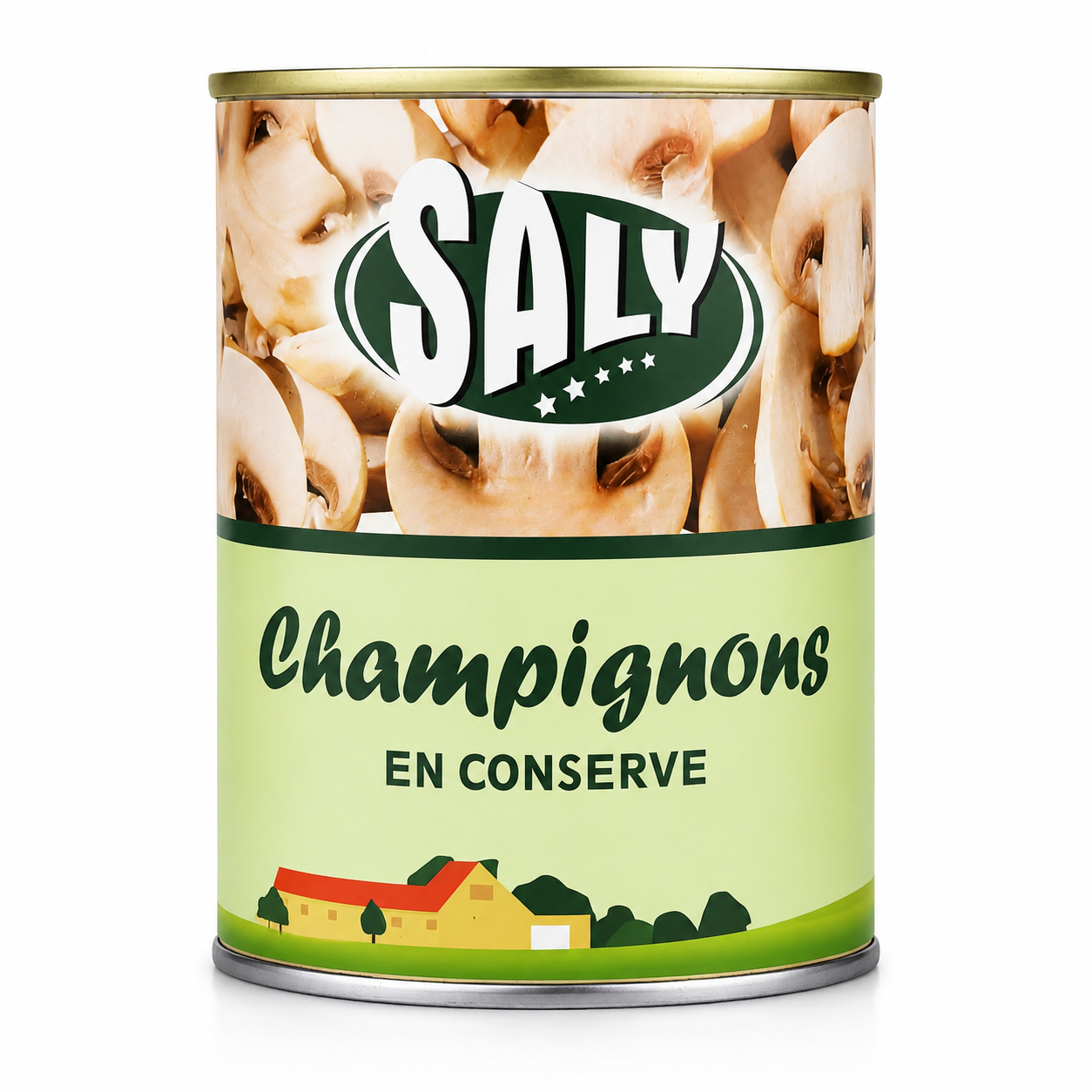 Champignons en conserve Saly Pot 800G