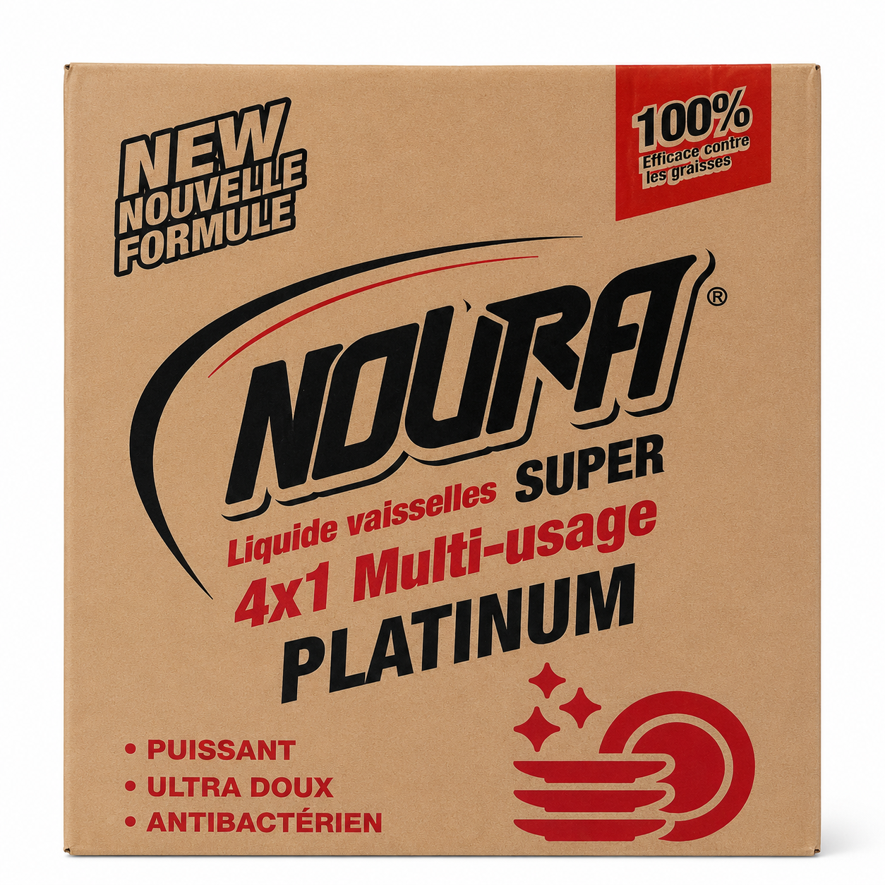 Liquide Vaisselle Noura Multi-Usage Lavande Carton de 12