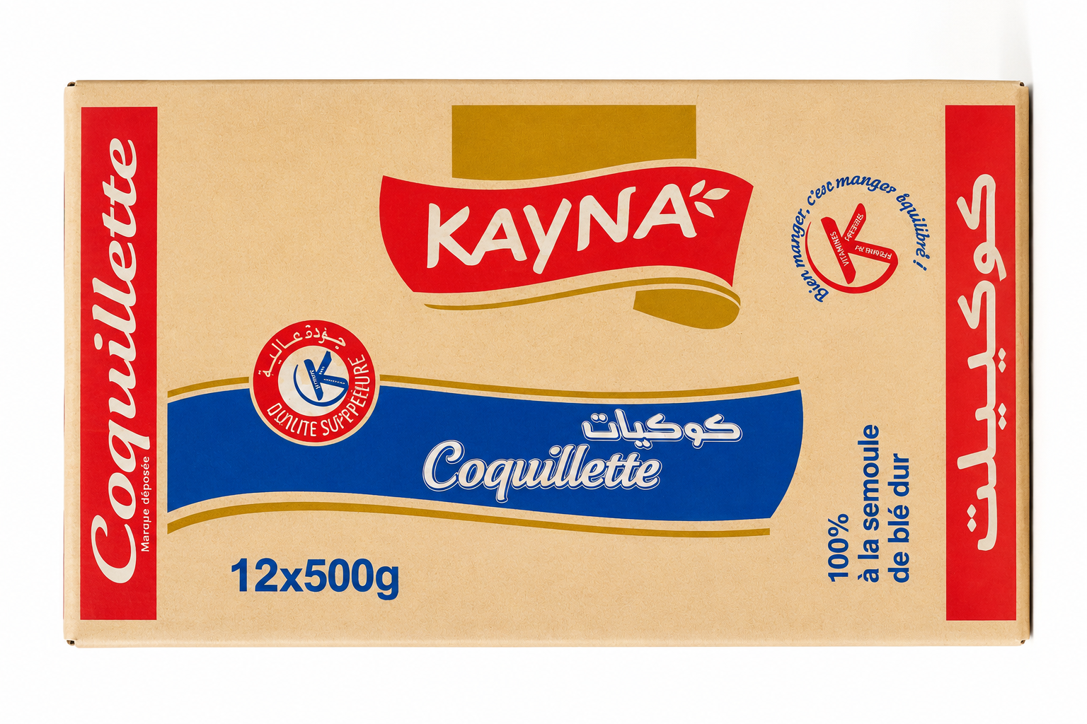 Macaronie Coquillette Kayna 500G Carton de 12