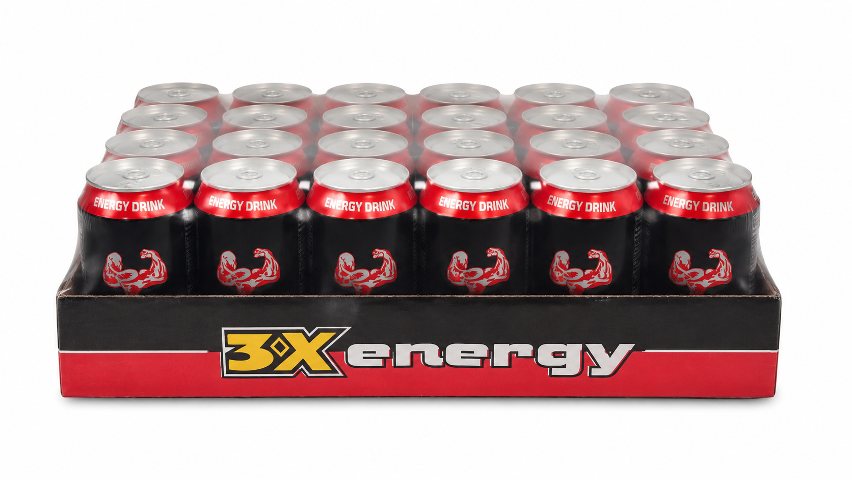 Boissan Energissant 3X Carton de 24 Canettes Grand Model