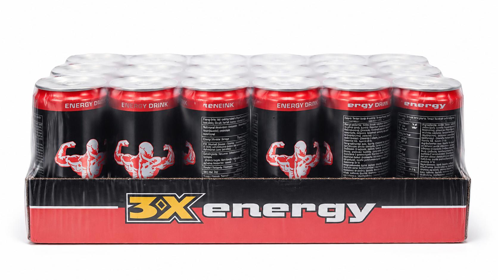 Boissan Energissant 3X Carton de 24 Canettes Petit Model
